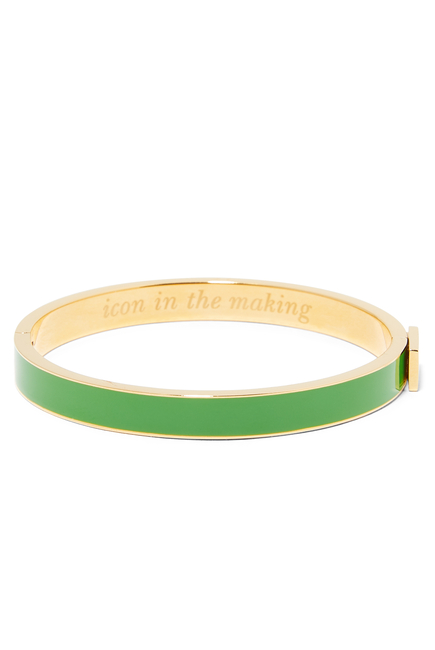 Icon In The Making Idol Bangle, Plated Metal & Enamel